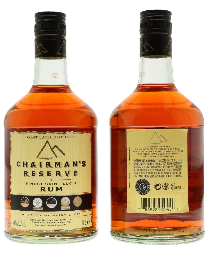 Chairman's Reserve Rum 0,7L (40% Vol.)