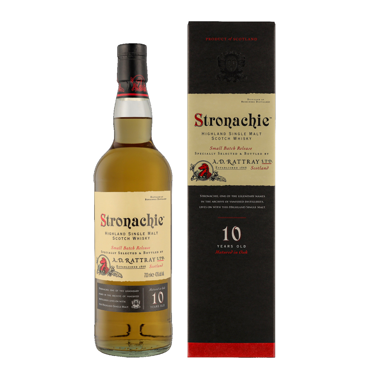 Stronachie 10 Years + GP 0.7L (43% Vol.)