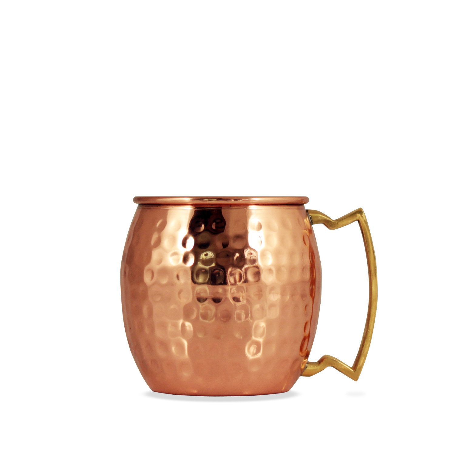 Kupferbecher 0,3L glänzend & gehämmert