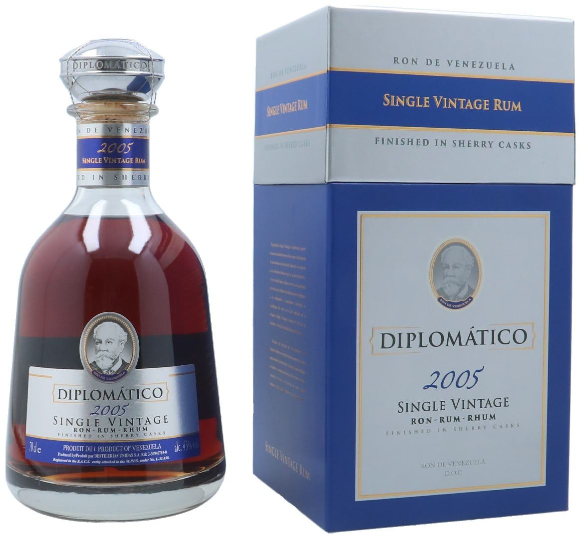 Diplomatico Single Vintage 2007 in Gift Box Rum 0.70L (43% Vol.)
