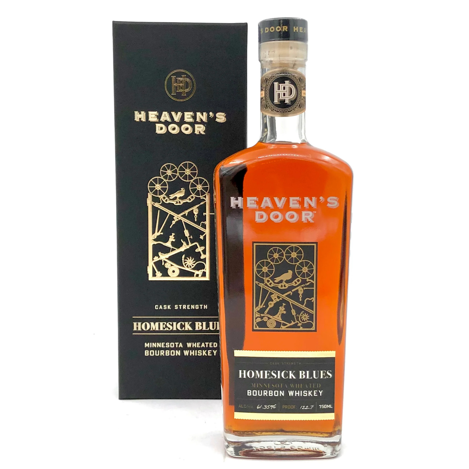 Heaven's Door Homesick Blues Minnesota Wheated Bourbon Whiskey 0.7L (61.35% Vol.)
