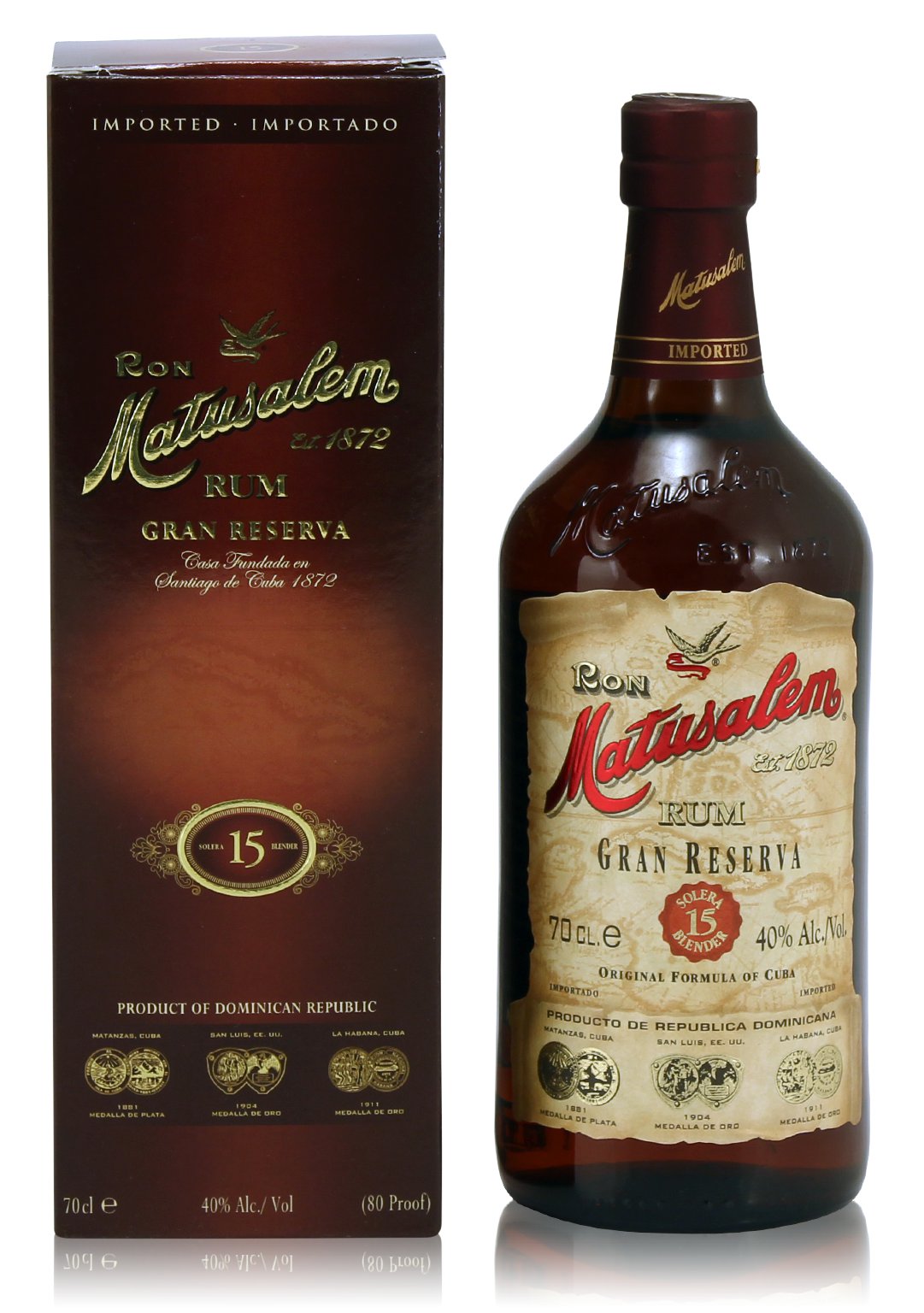 Ron Matusalem Gran Reserva 15 Años 0,7L (40% Vol.)