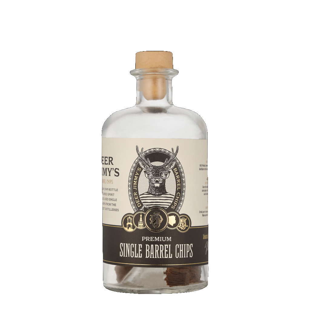Deer Jimmy's DIY Barrel Chips American Bourbon Blend 0.5L (alcohol-free)