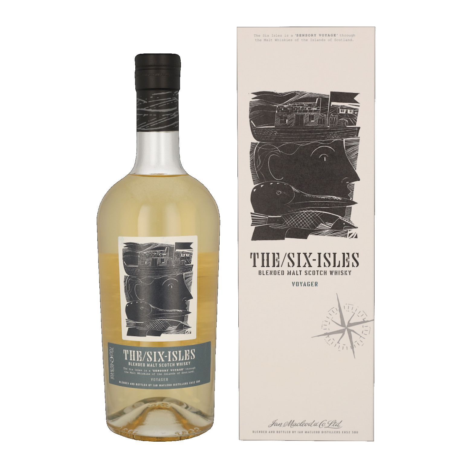 The Six Isles Voyager + GP 0,7L (46% Vol.)