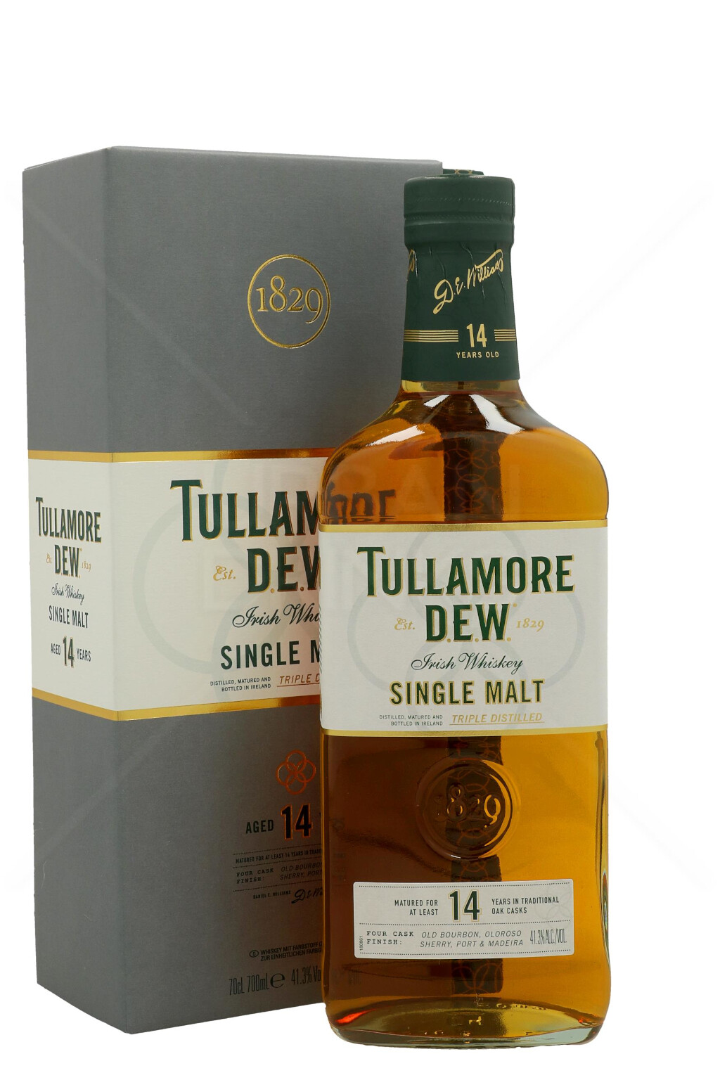 Tullamore D.E.W. 14 YO Irish Whiskey 0,7L (41,3% Vol.)