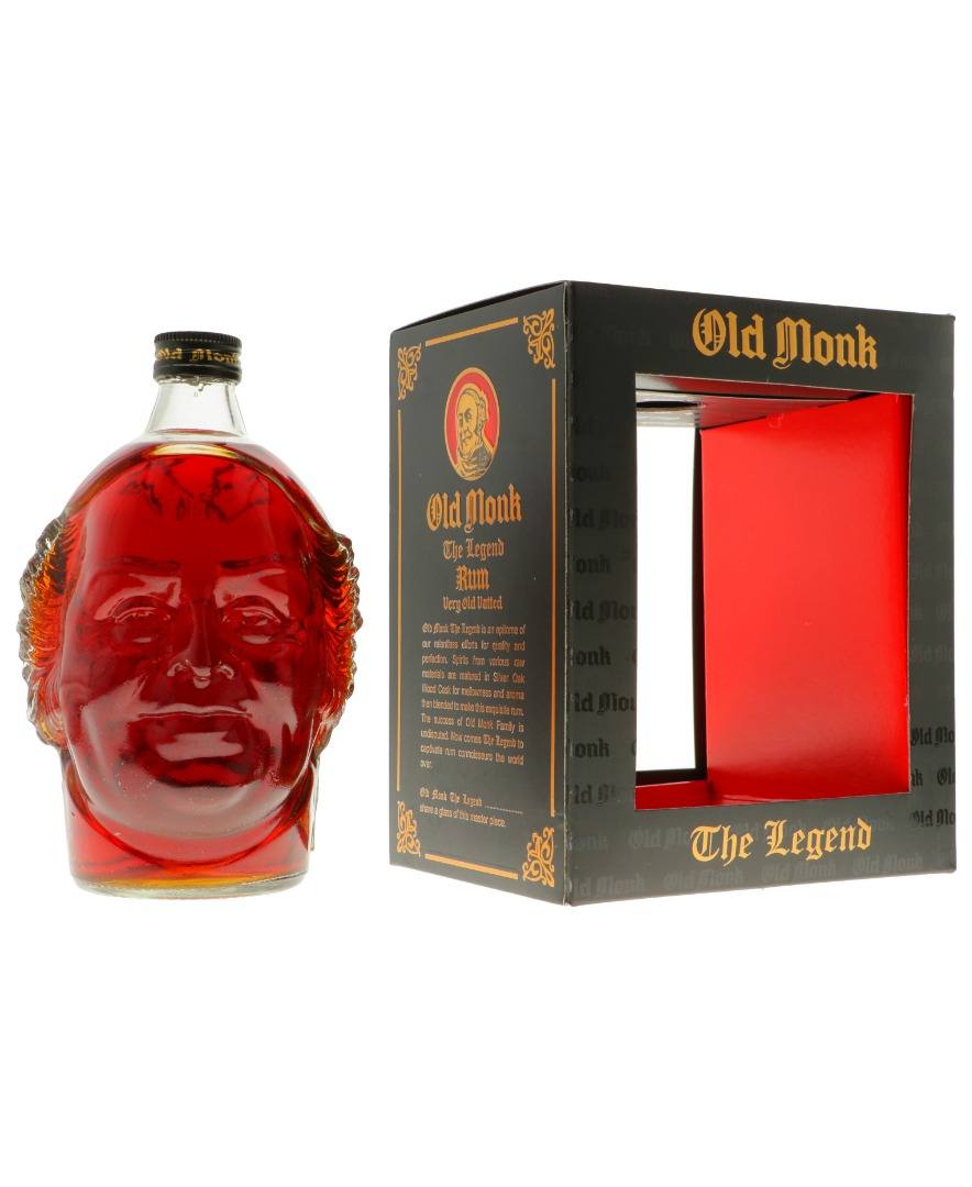 Old Monk The Legend Rum in Gift Box 1.00L (42.80% Vol.)