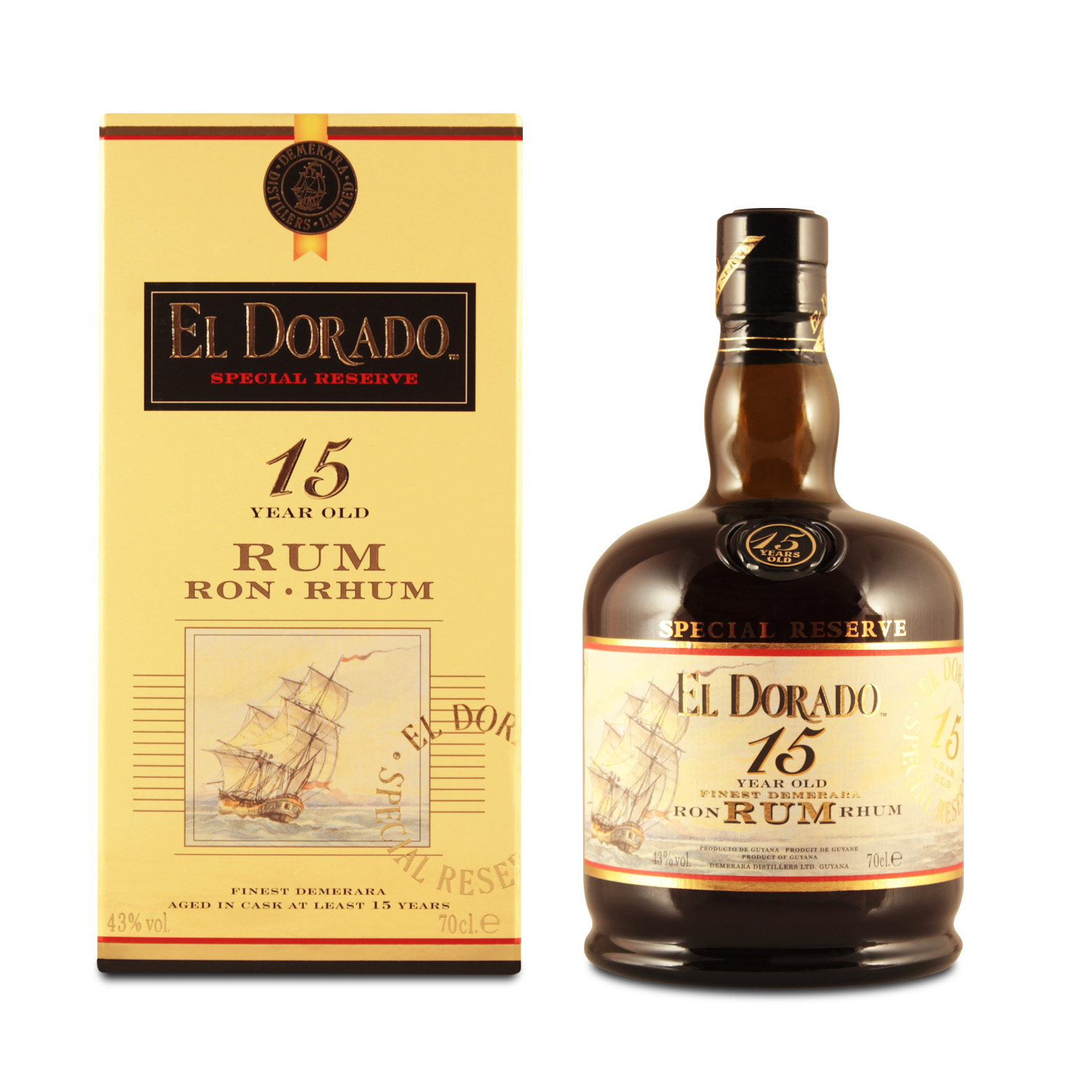 El Dorado 15 YO 0.7L (43 % Vol.)