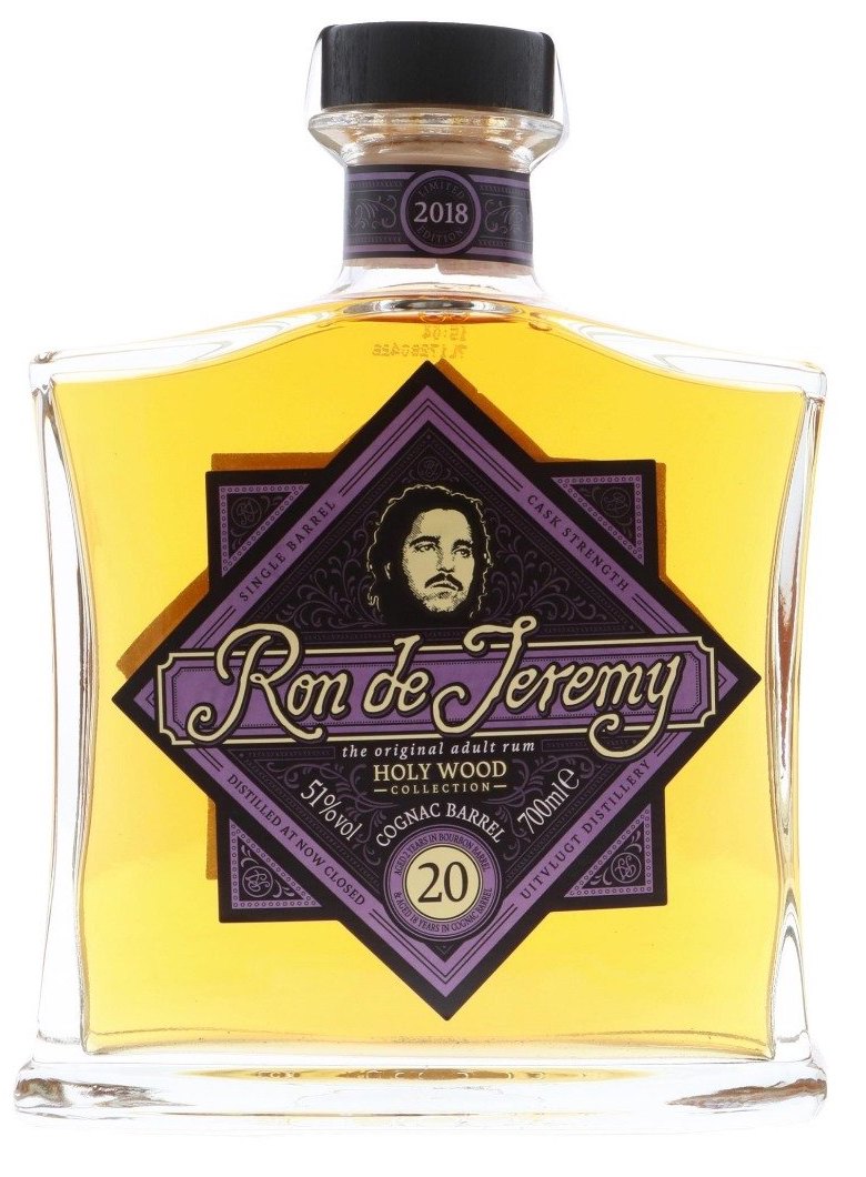 Ron De Jeremy Holy Wood 20 Cognac Barrel Rum 0.70L (51% Vol.)