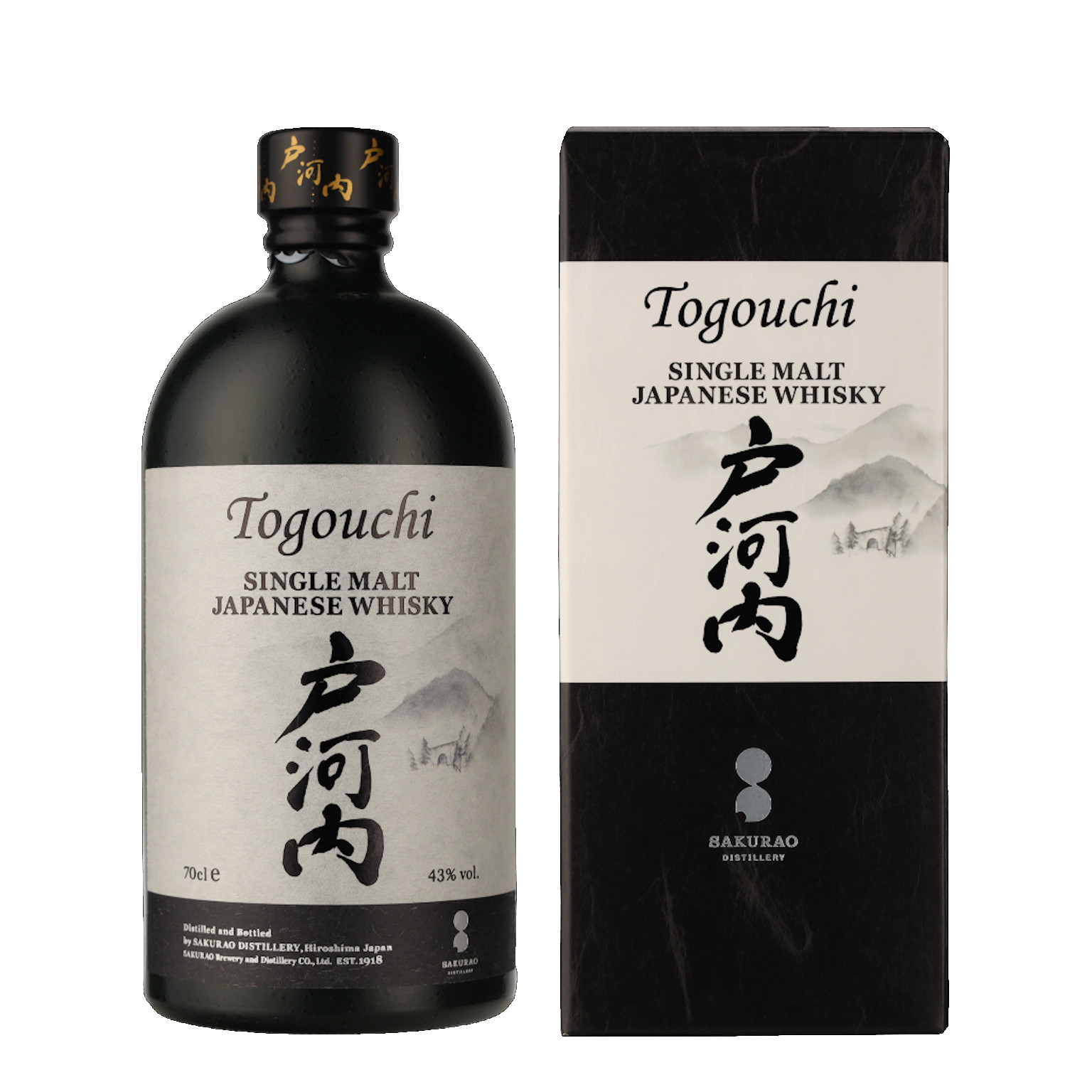 Togouchi Single Malt  + GP 0.7L (43% Vol.)