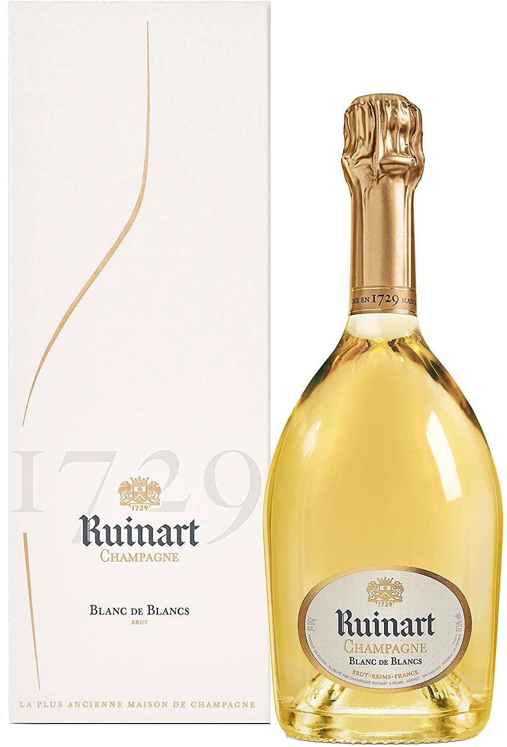 Ruinart Blanc de Blancs 0,75L (12,5% Vol.) mit GP Ruinart Blanc de Blancs 0,75L (12,5% Vol.) mit GP