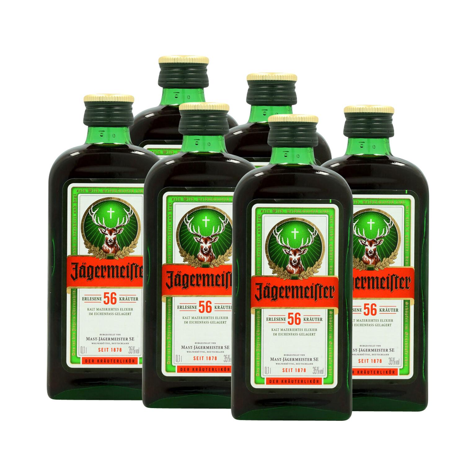 Jägermeister 6x0.1L (35% Vol.)