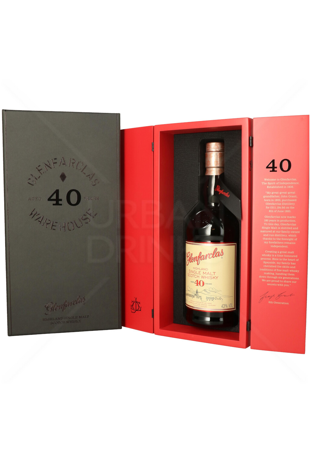 Glenfarclas 40 Years Scotch Malt Whisky 0,7L (43% Vol.)