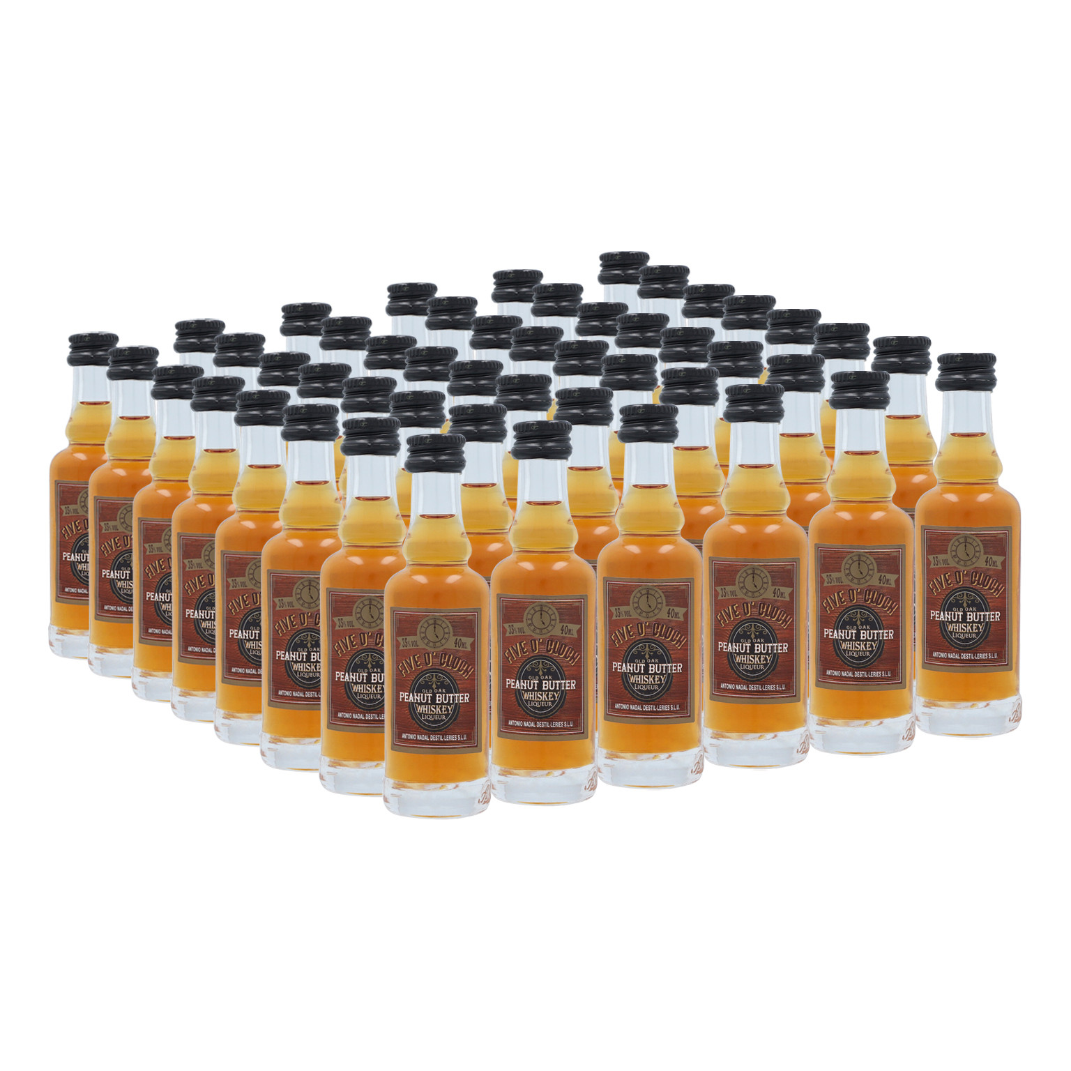 5 O'Clock Peanut Butter Whisky Liqueur 48x 0.04L (35% Vol.)