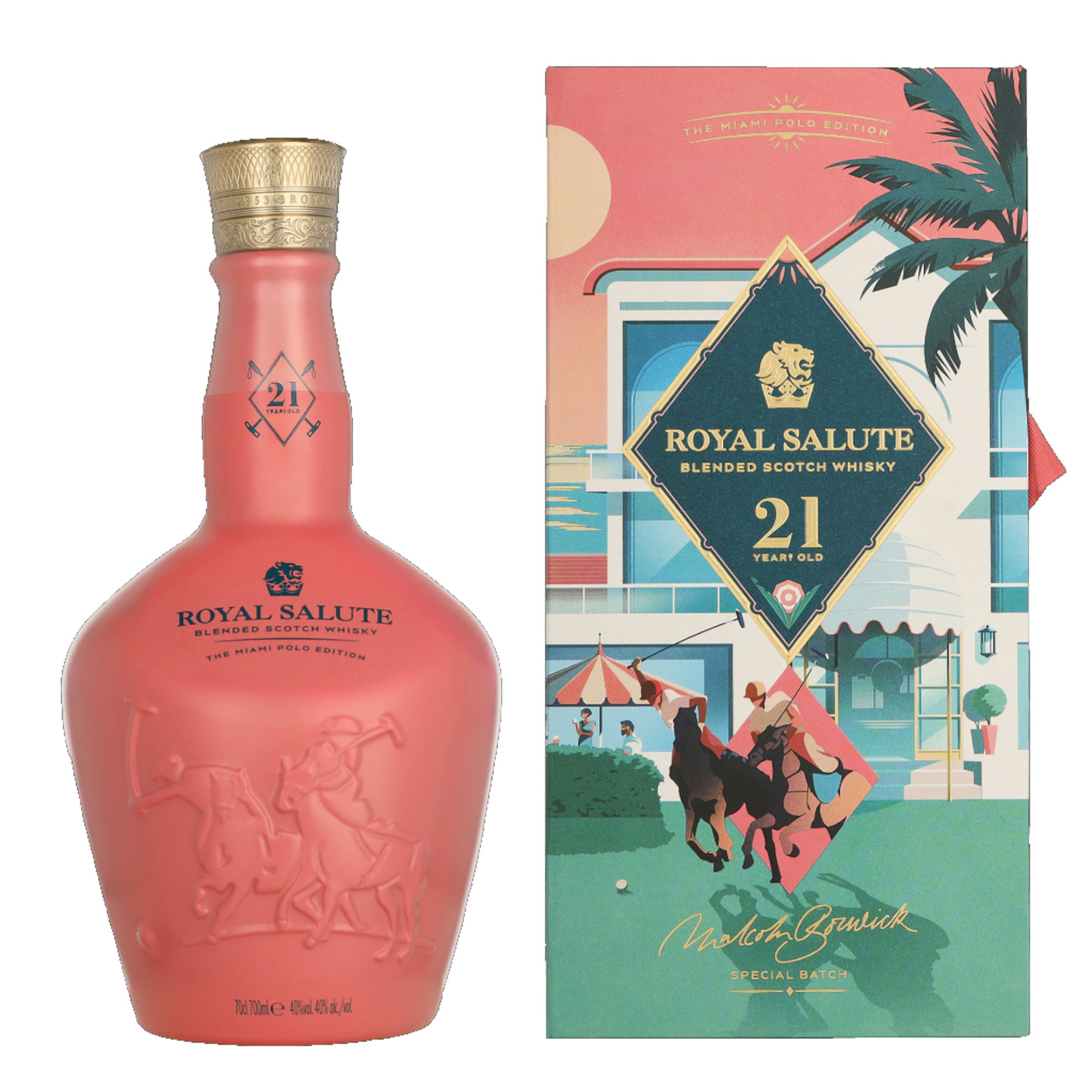 Chivas Regal Royal Salute 21 YO Miami Polo Edition + GB 0.7L (40% Vol.)