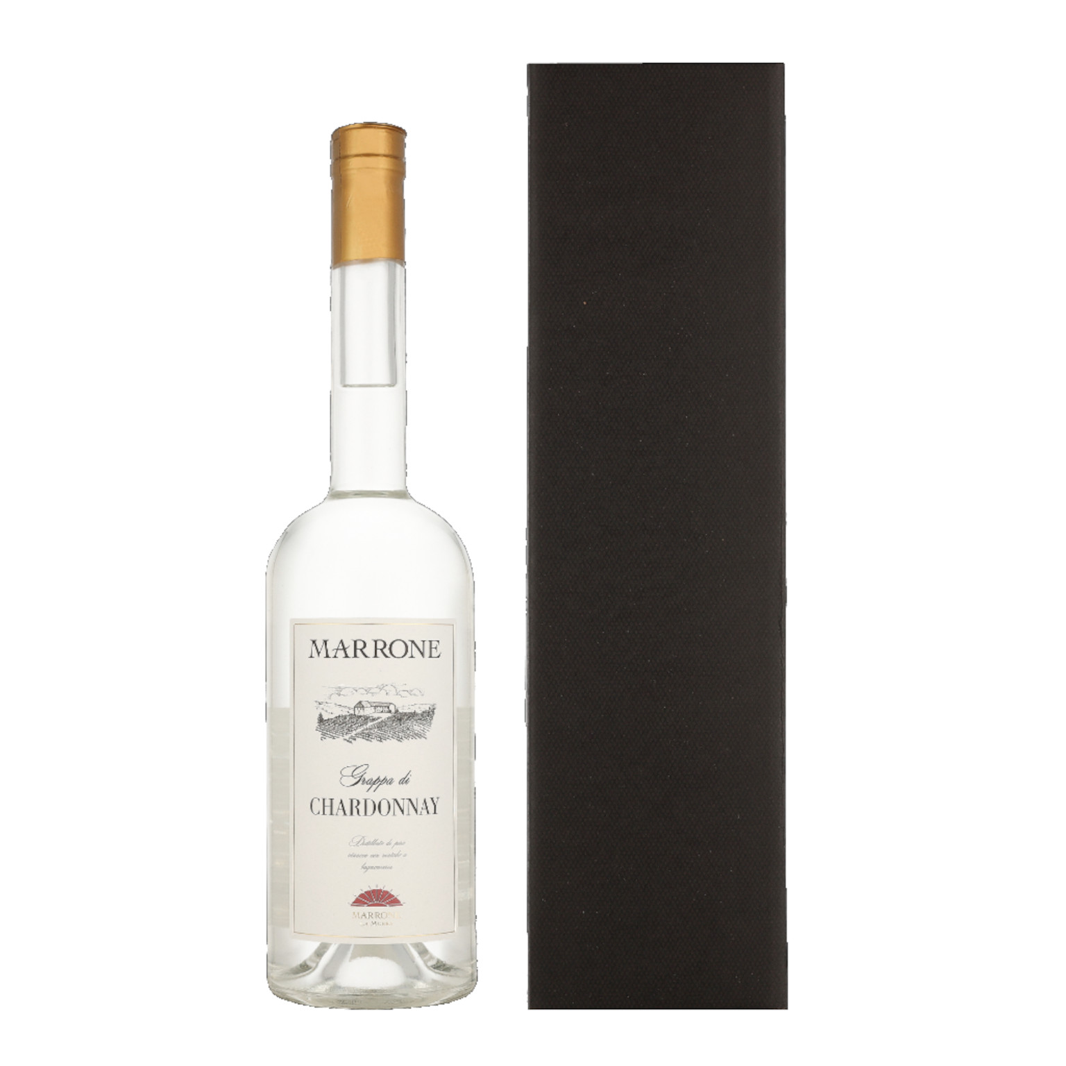 Marrone Grappa di Chardonnay + GP 0,7L (40% Vol.)