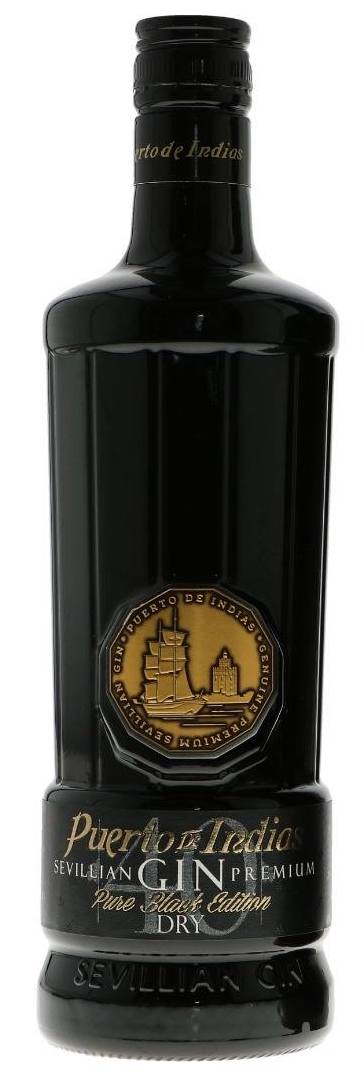 Puerto De Indias Seca Pure Black Edition Gin 0.7L (40% Vol.)