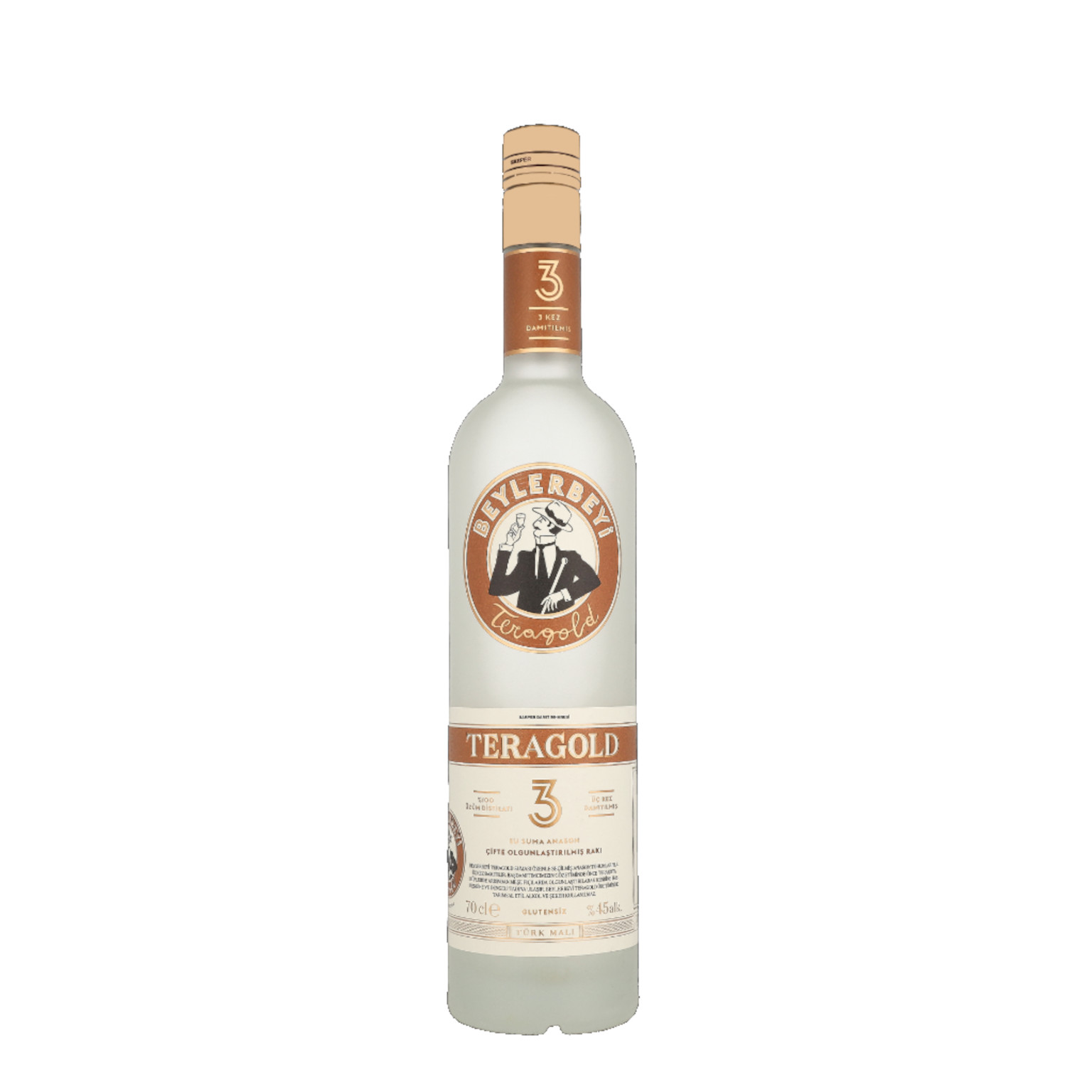 Beylerbeyi Teragold Raki 0.7L (45% Vol.)