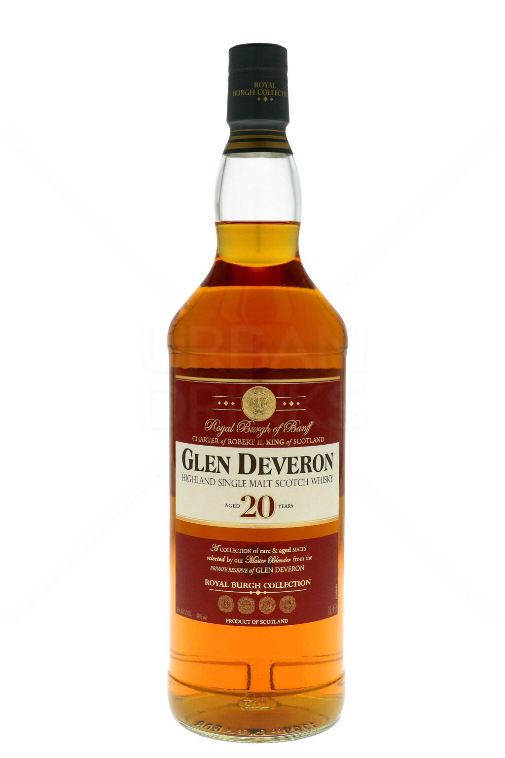 Glen Deveron 20 Years Scotch Malt Whisky 1L (40% Vol.)