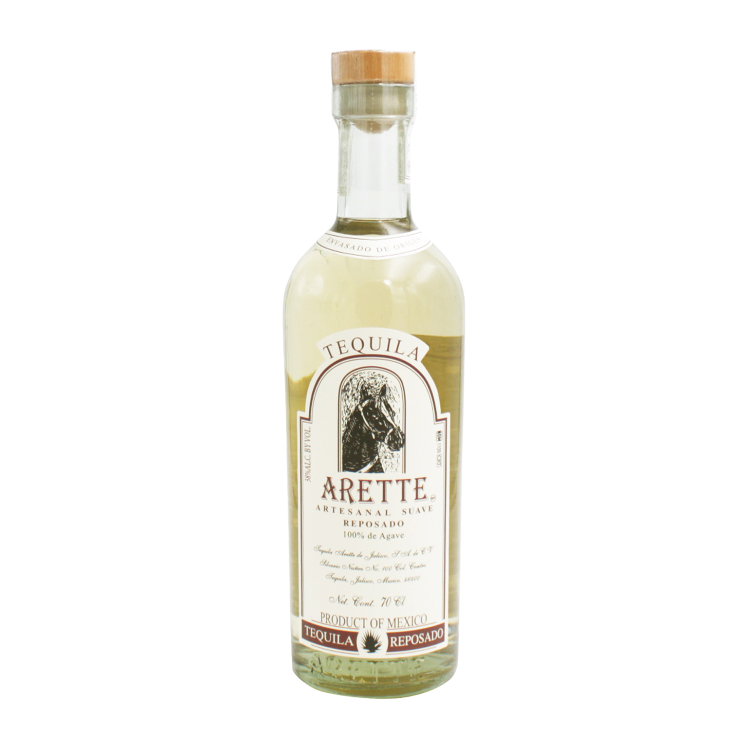 Tequila Arette Artesanal Suave Reposado 0.7L (38% Vol.)