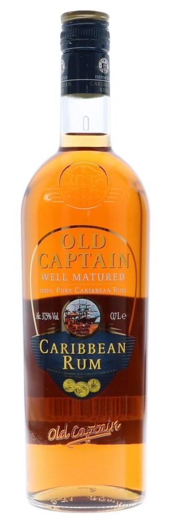 Old Captain Brown Rum 0.70L (37.50% Vol.)