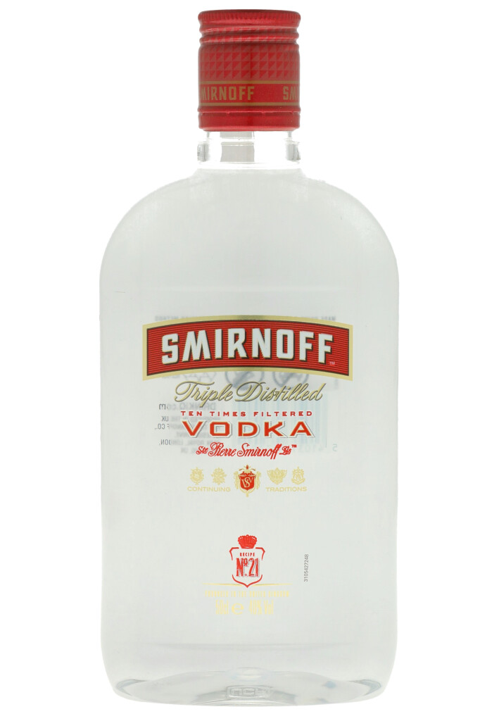 Smirnoff Red Label No.21 Vodka 0,5L (40% Vol.)