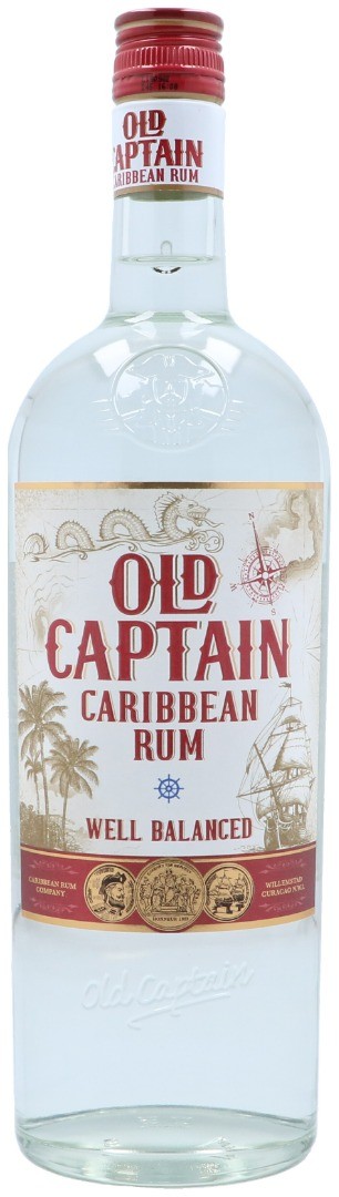 Old Captain White Rum 1.00L (37.50% Vol.)