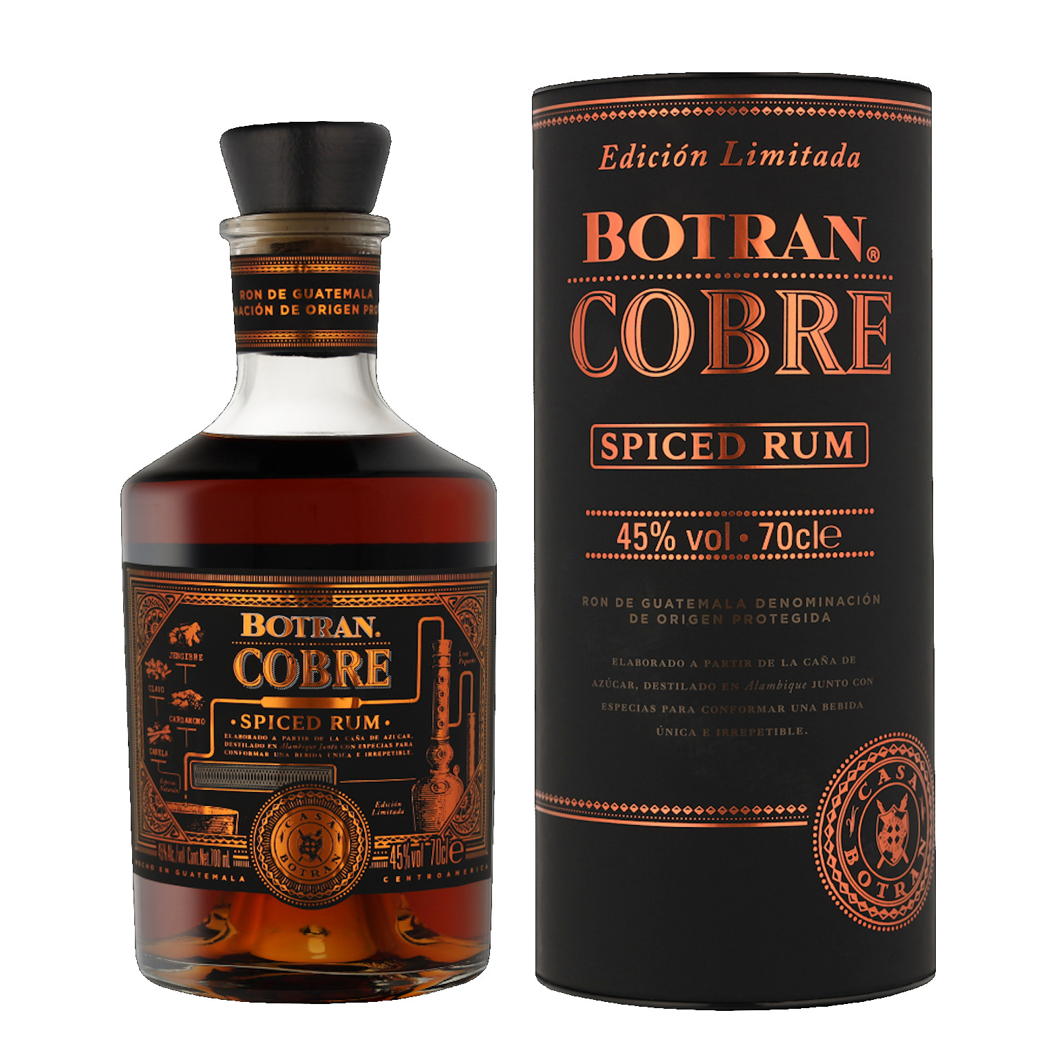 Botran Cobre + GP 0.7L (45% Vol.)