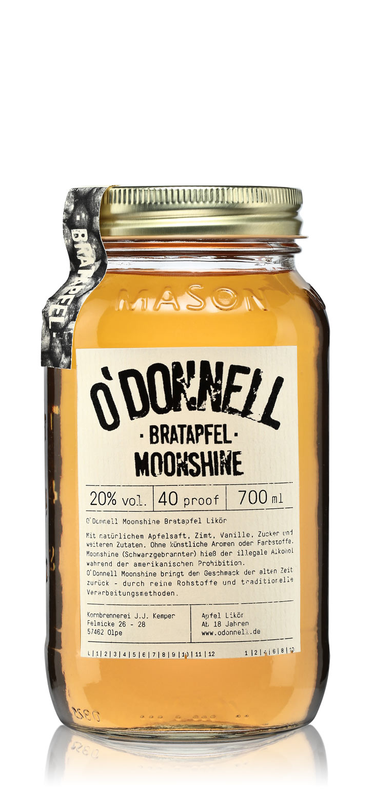 O'Donnell Moonshine Bratapfel 0,7L (20% Vol.)