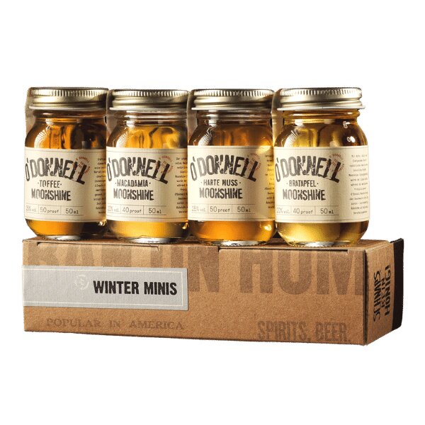 O'Donnell WINTER-Mini Moonshine Jars 0,2L (22,5% Vol.)
