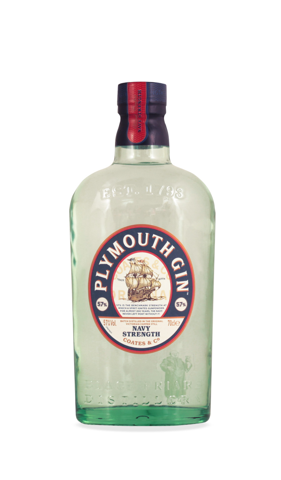 Plymouth Gin Navy Strength 0,7L (57% Vol.)
