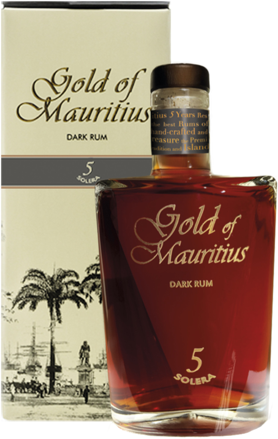 Gold of Mauritius 5 Jahre Solera Dark Rum 0,7L (40% Vol.)