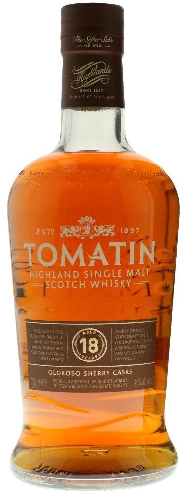 Tomatin 18 YO 0.7L (46% Vol.)