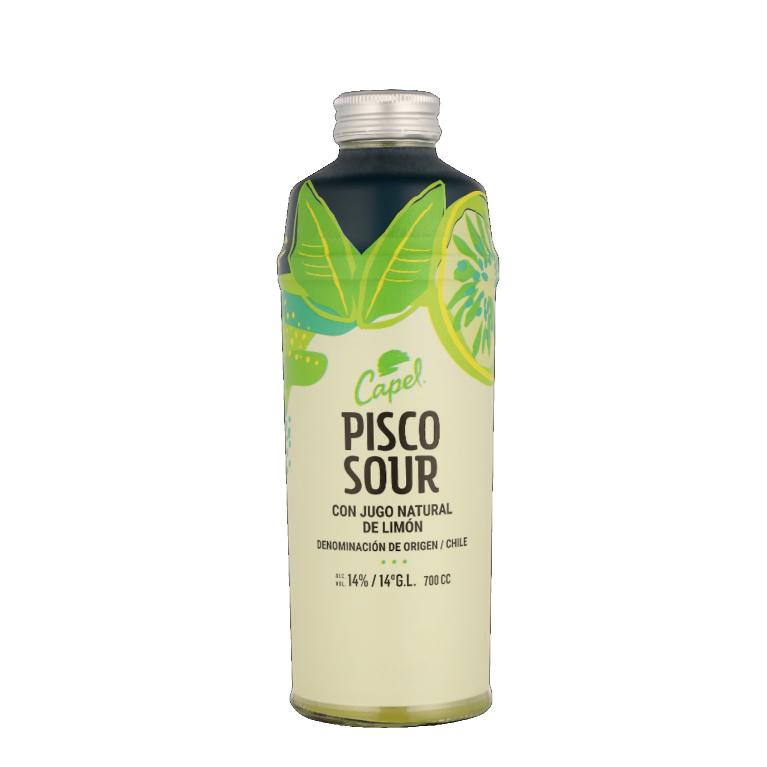 Pisco Capel Sour Con Limon 0.7L (14% Vol.)