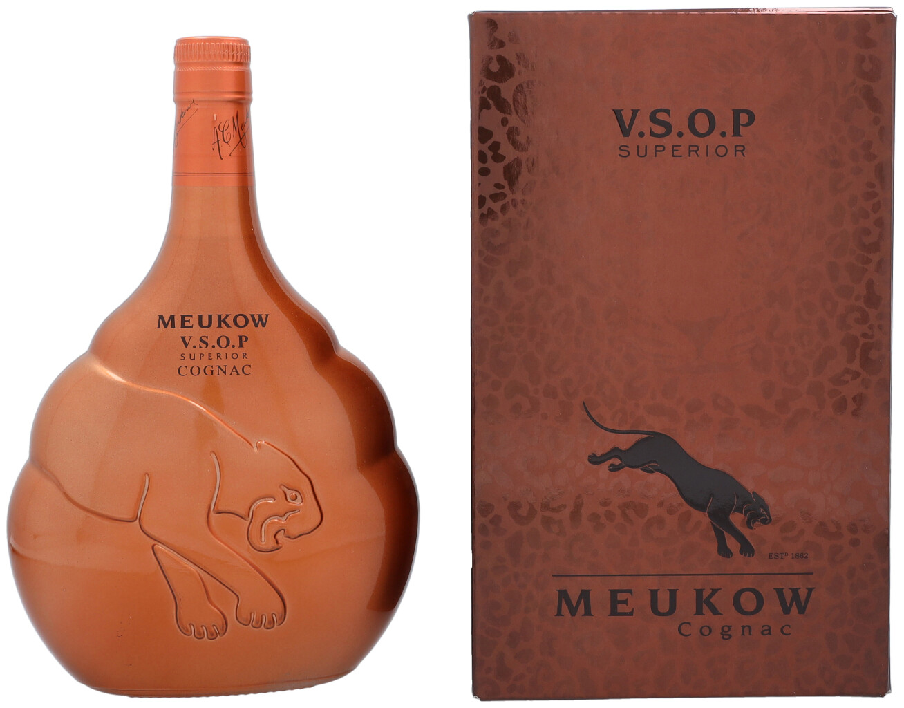 Meukow VSOP Copper avec coffret 0,7L (40% Vol.)