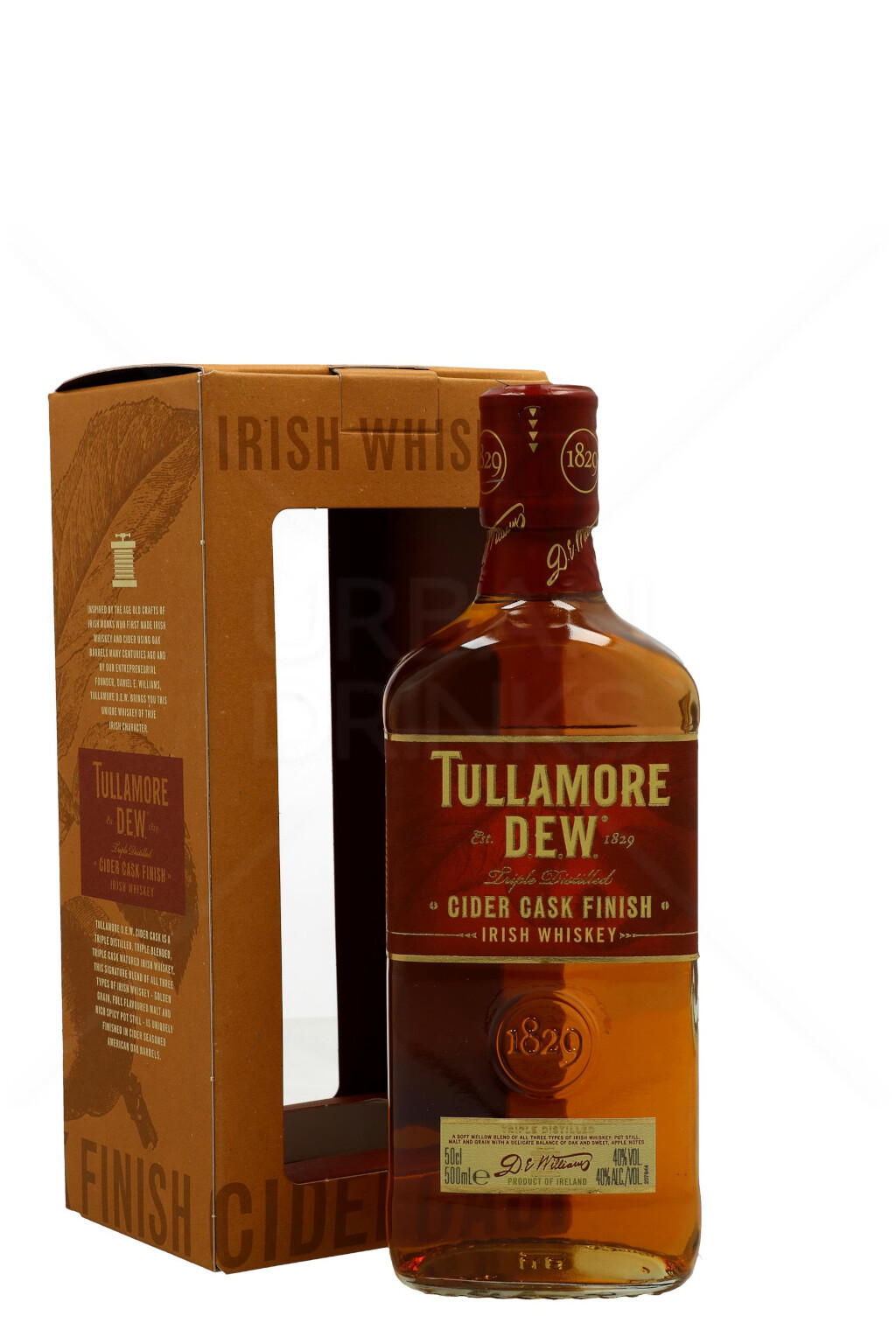 Tullamore D.E.W. Cider Cask Irish Whiskey 0,5L (40% Vol.)