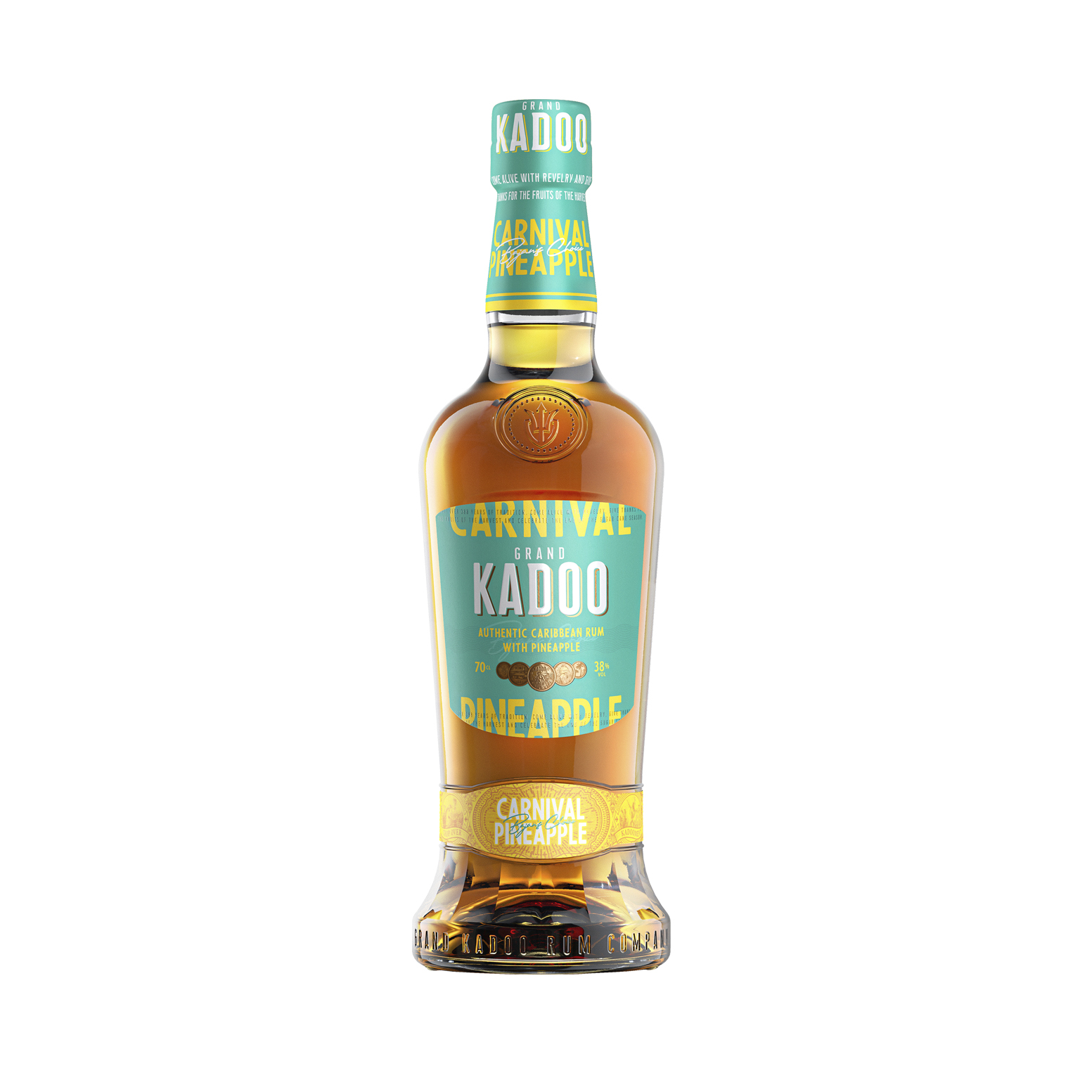 Grand Kadoo Carnival Pineapple Rum 0,7L (38% Vol.)