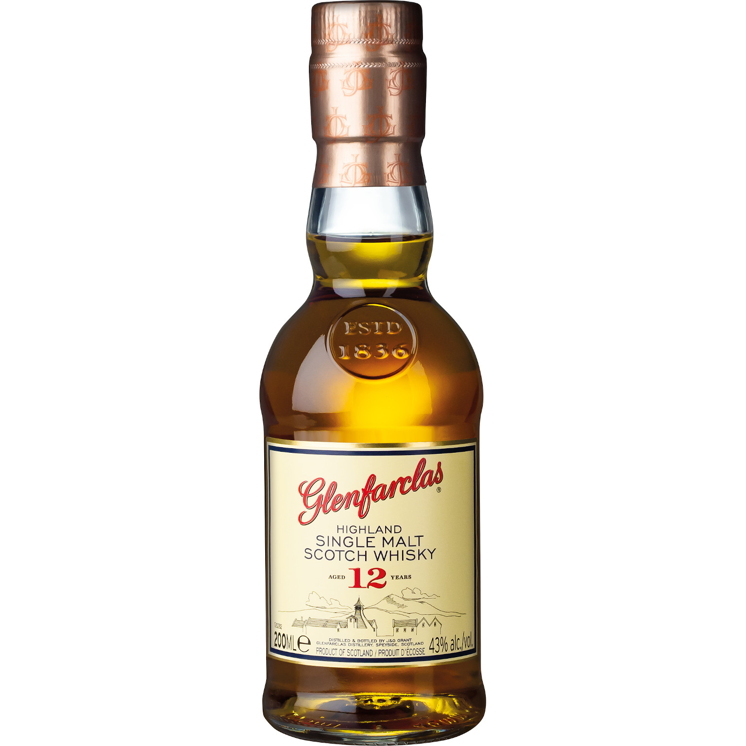 Glenfarclas 12 Jahre 0.2L (43% Vol.)