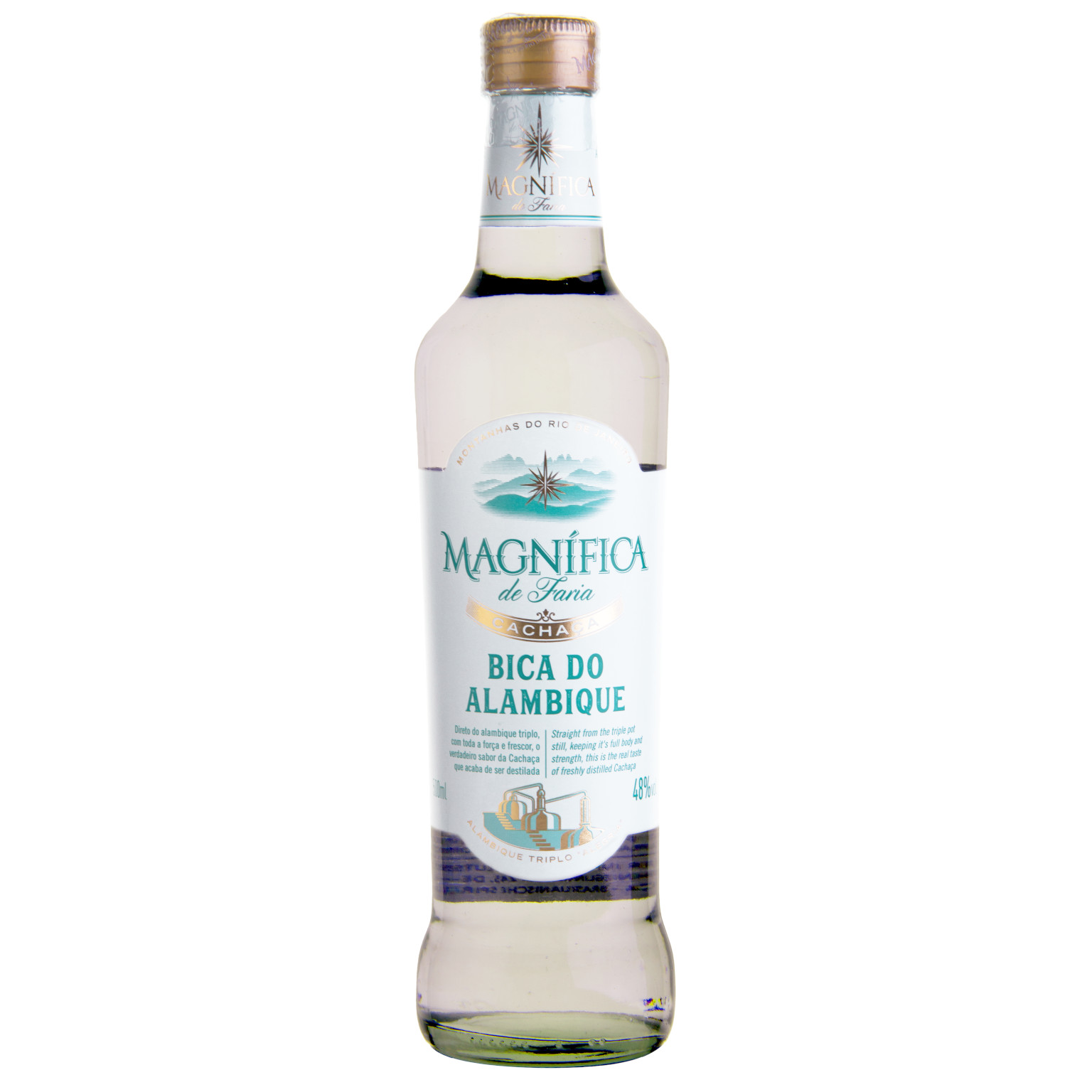 Magnífica Bica do Alambique Cachaça 0,5L (48% Vol.)