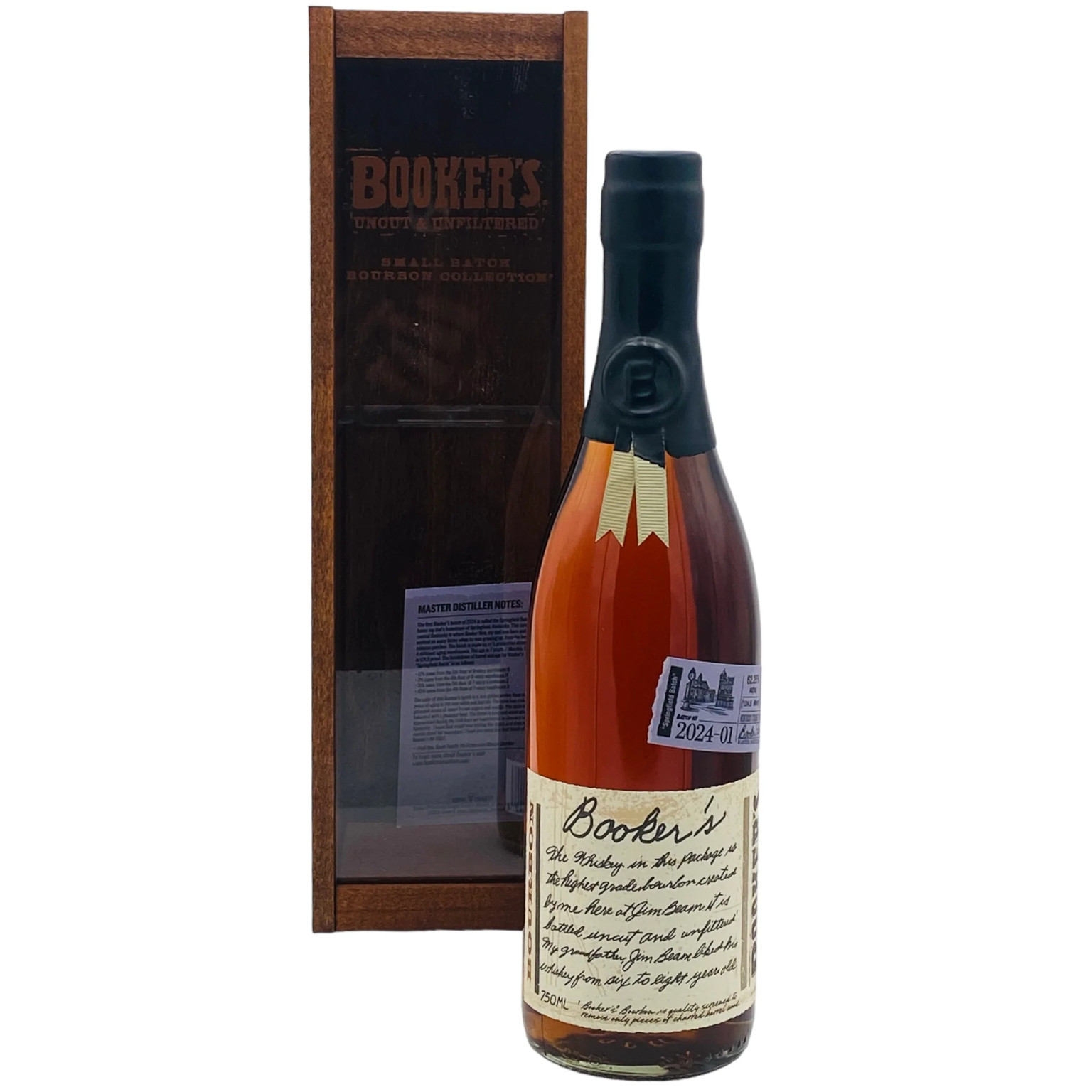 Booker's Bourbon 2024-01 "Springfield Batch" Bourbon Whiskey 0.7L (62.25% Vol.)