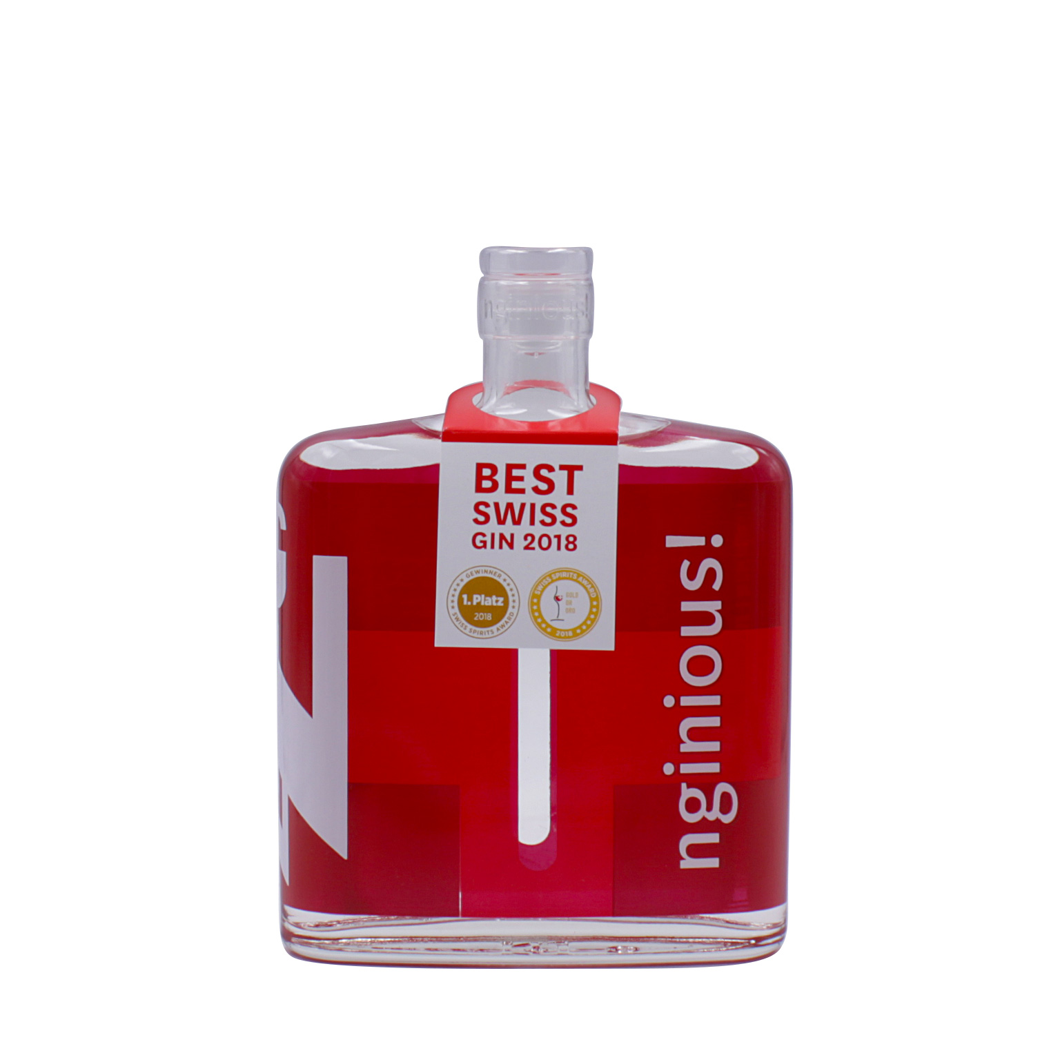 nginious! Swiss Blended Gin 0.5L (45% Vol.)