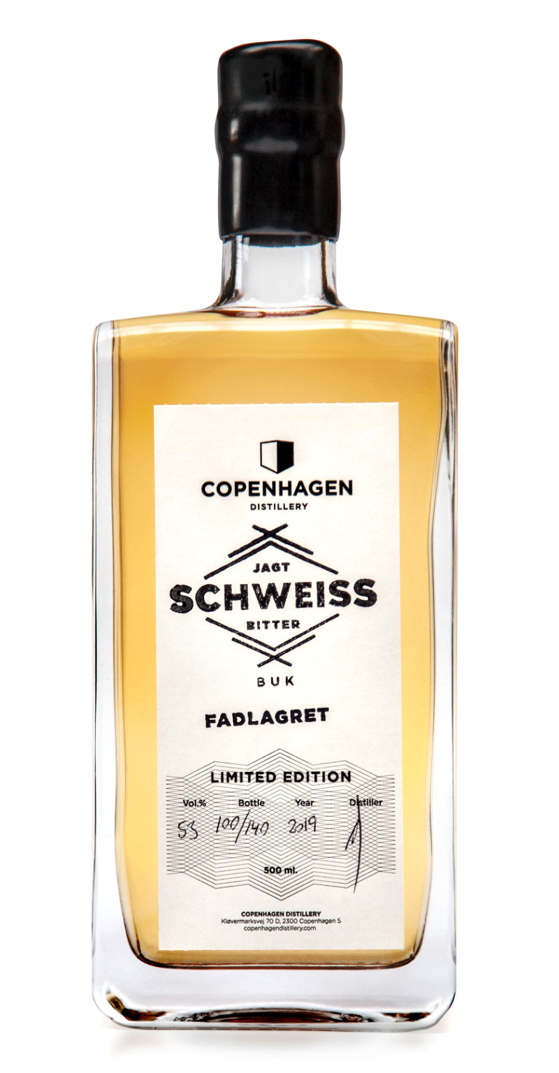 Copenhagen Distillery Schweiss Fadlagret Jagt Bitter 0.5L (53% Vol.)