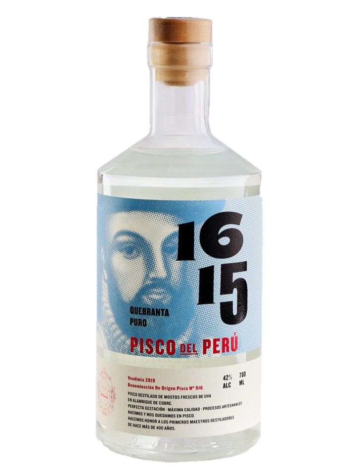 Pisco 1615 Puro Quebranta 0.7L (42% Vol.)