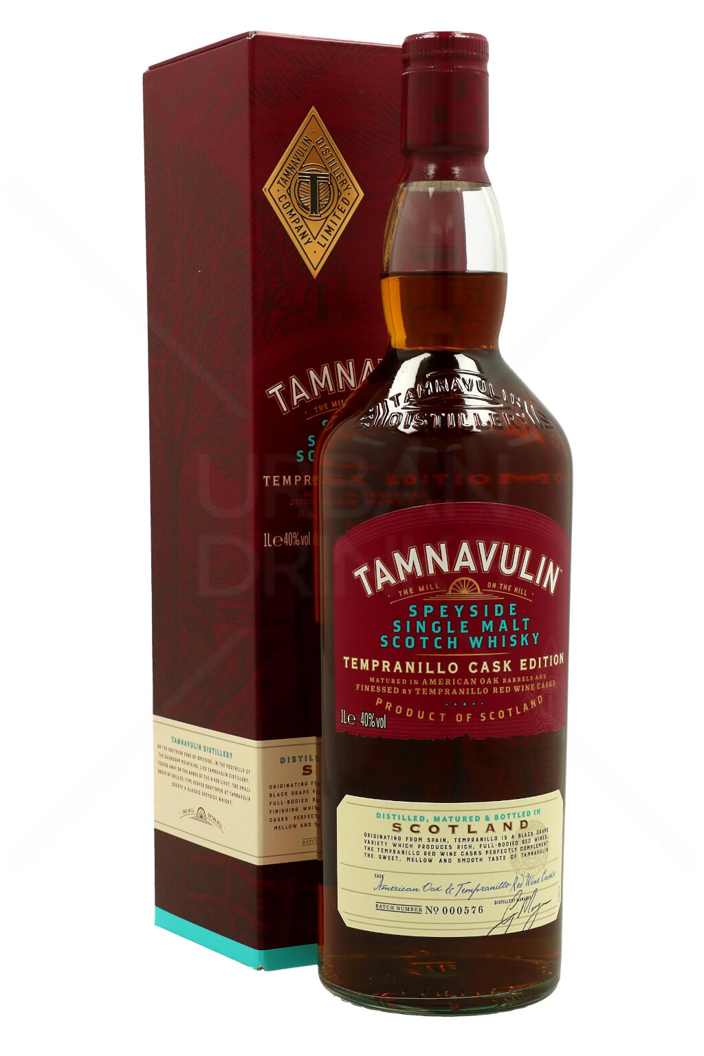 Tamnavulin Tempranillo Cask Scotch Malt Whisky 1L (40% Vol.)