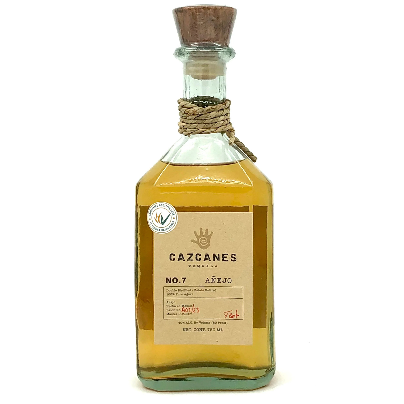 Cazcanes Tequila Anejo No. 7 0.7L (40% Vol.)