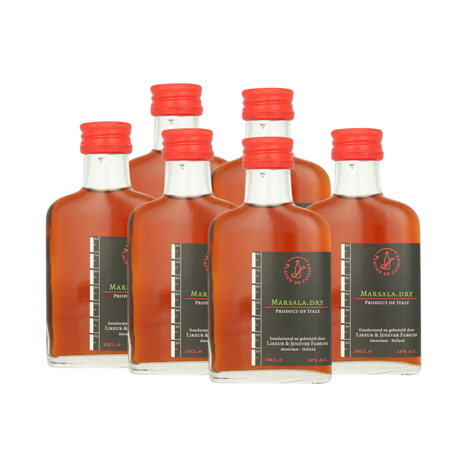 Flacon De Cuisine Marsala Dry 6x 0.1L (18% Vol.)