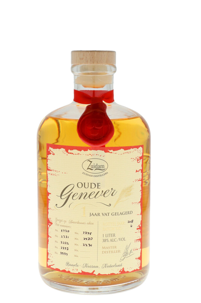 Zuidam 1 Year Genever 1.0L (38% Vol.)