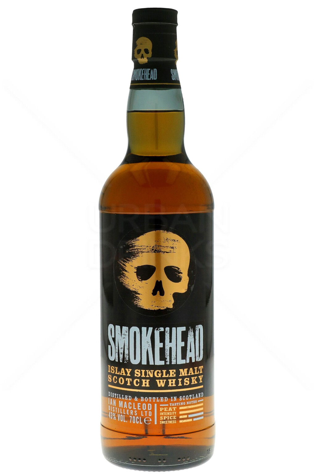 Smokehead Peated Scotch Malt Whisky 0,7L (43% Vol.)