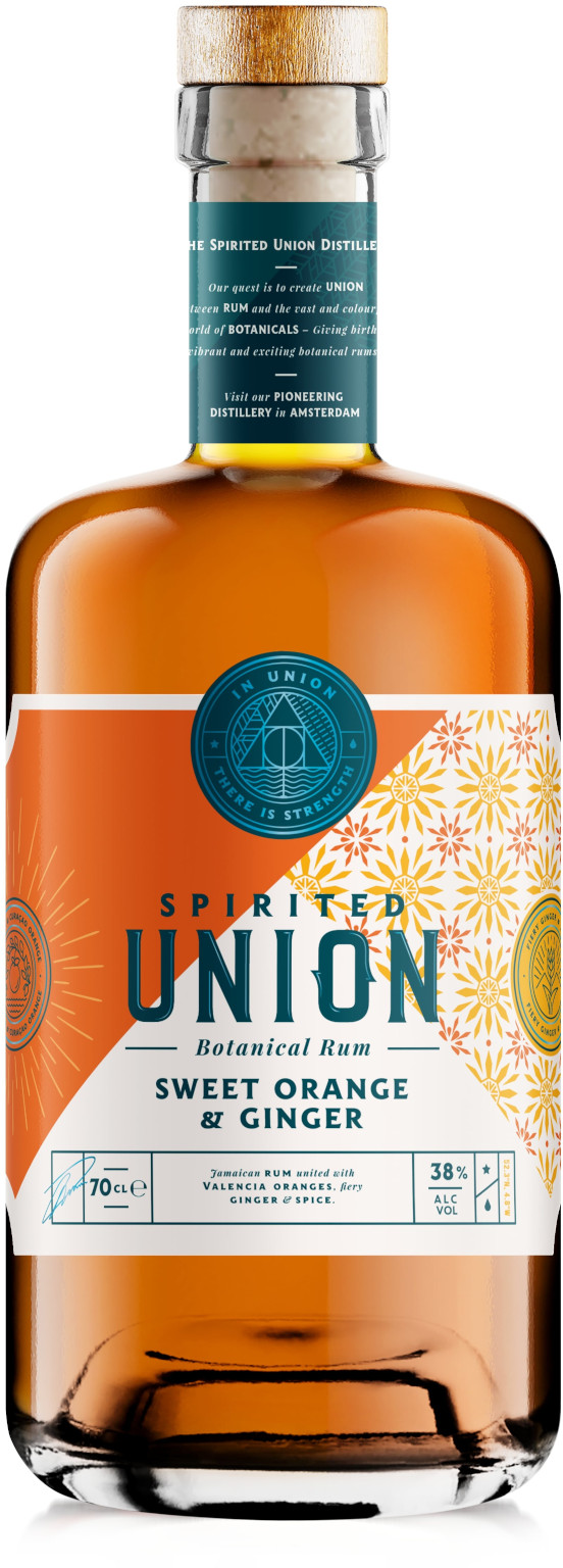 Spirited Union Orange & Ginger Botanical Rum 0.7L (38% Vol.)