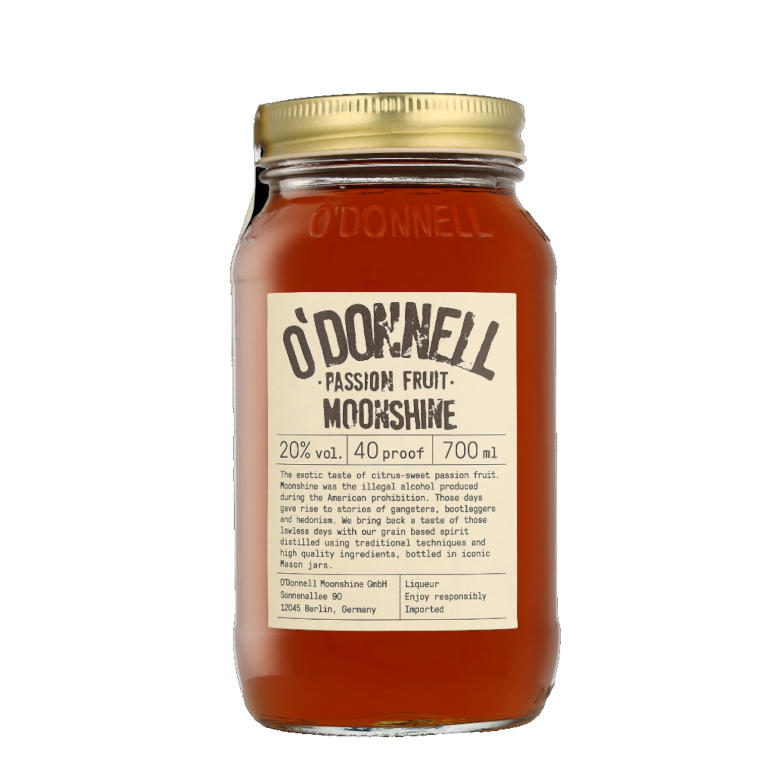 O'Donnell Moonshine Passion Fruit 0,7L (20% Vol.)