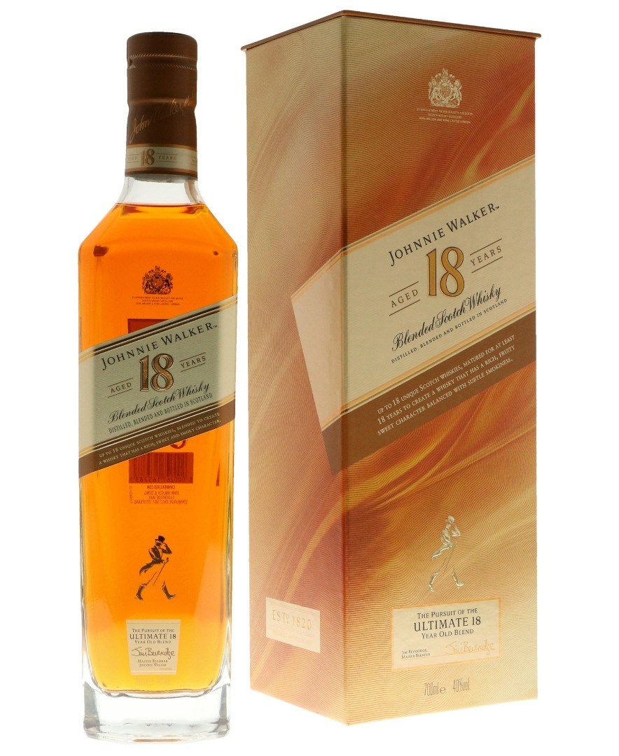 Johnnie Walker 18YO 0,7L (40% Vol.) mit GP